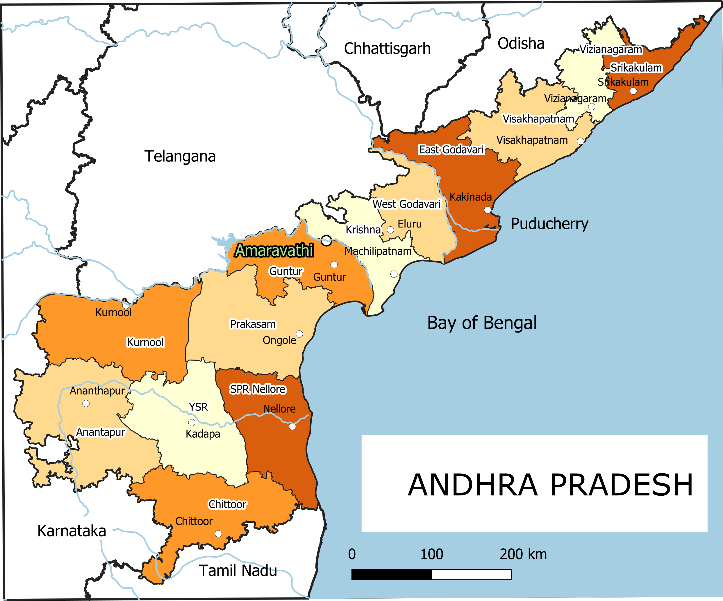 Andhra Pradesh Map